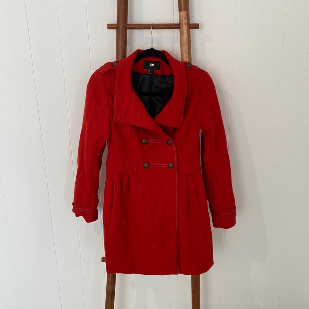 Red Peacoat